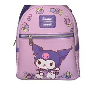 Sanrio‎ Loungefly Kuromi Blueberry Mini Backpack Purse Bag New with Tags